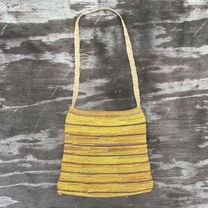 free people WOVEN raffia straw tote bag